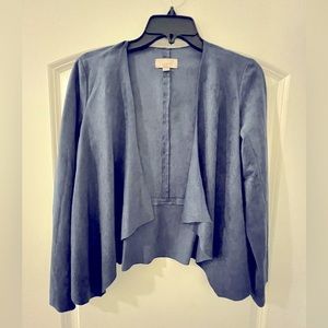 Micro-suede 3/4 sleeve jacket from The Loft